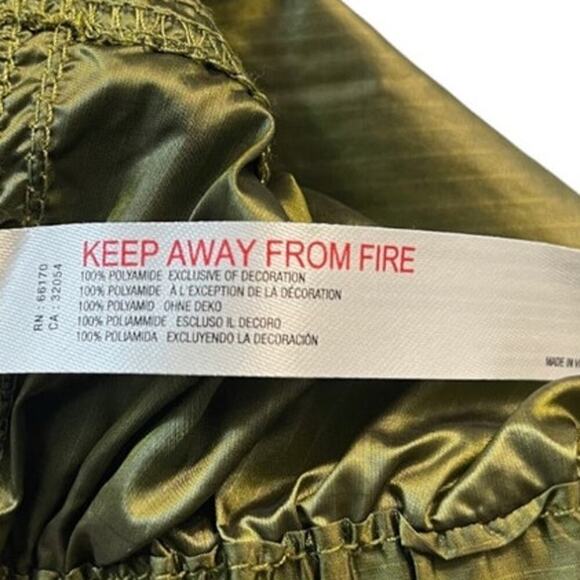 Free People Women's Back to The Future Pants Size Medium NWOT Olive Green Jogger - Picture 11 of 13